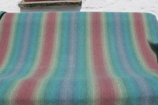 Holytex Striped Welsh Blanket | Jen Jones Welsh Quilts and Blankets